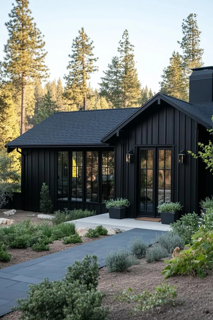 A Charcoal Haven Among Tall Pines