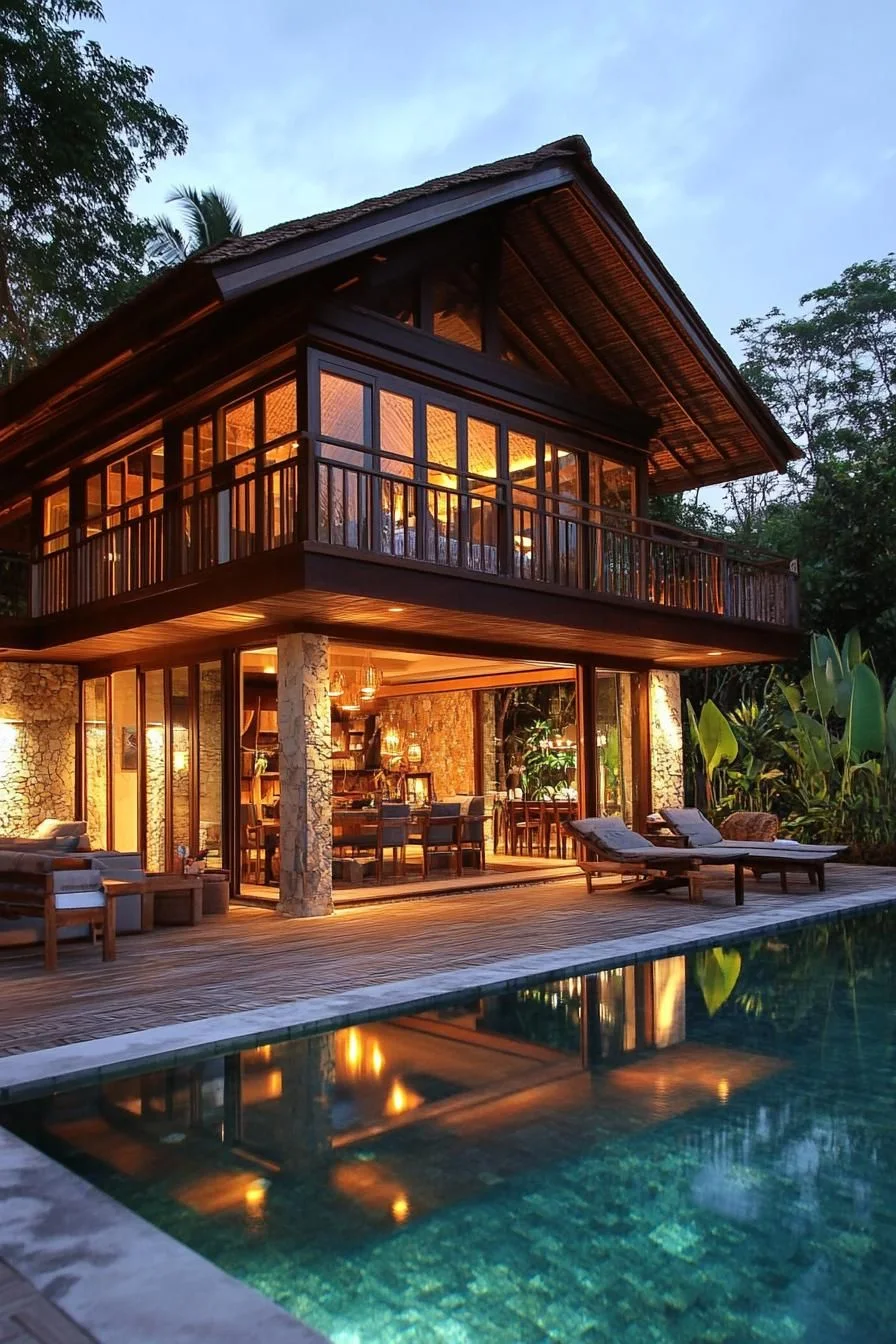 A Bamboo Sanctuary at Twilight