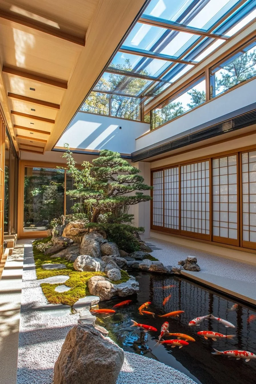 A Quiet Pond Built for Koi