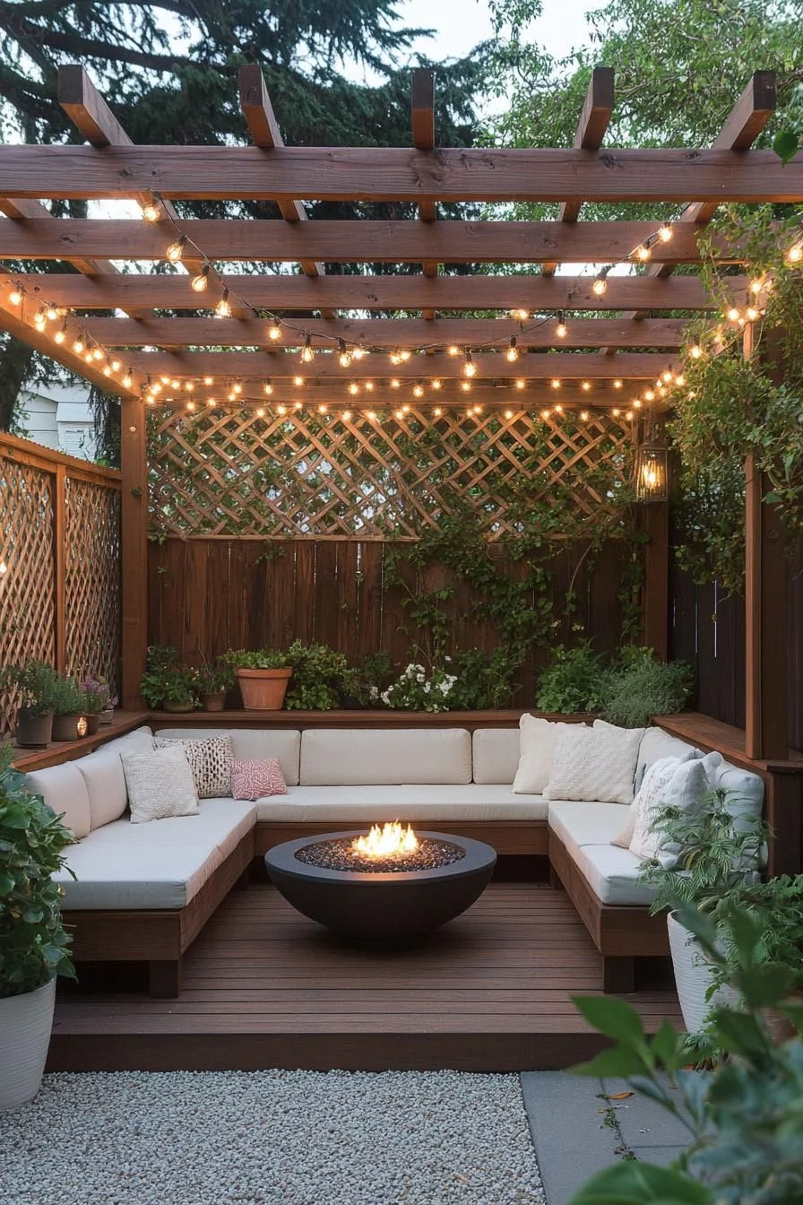 Firelight Haven: A Warm Backyard Cove