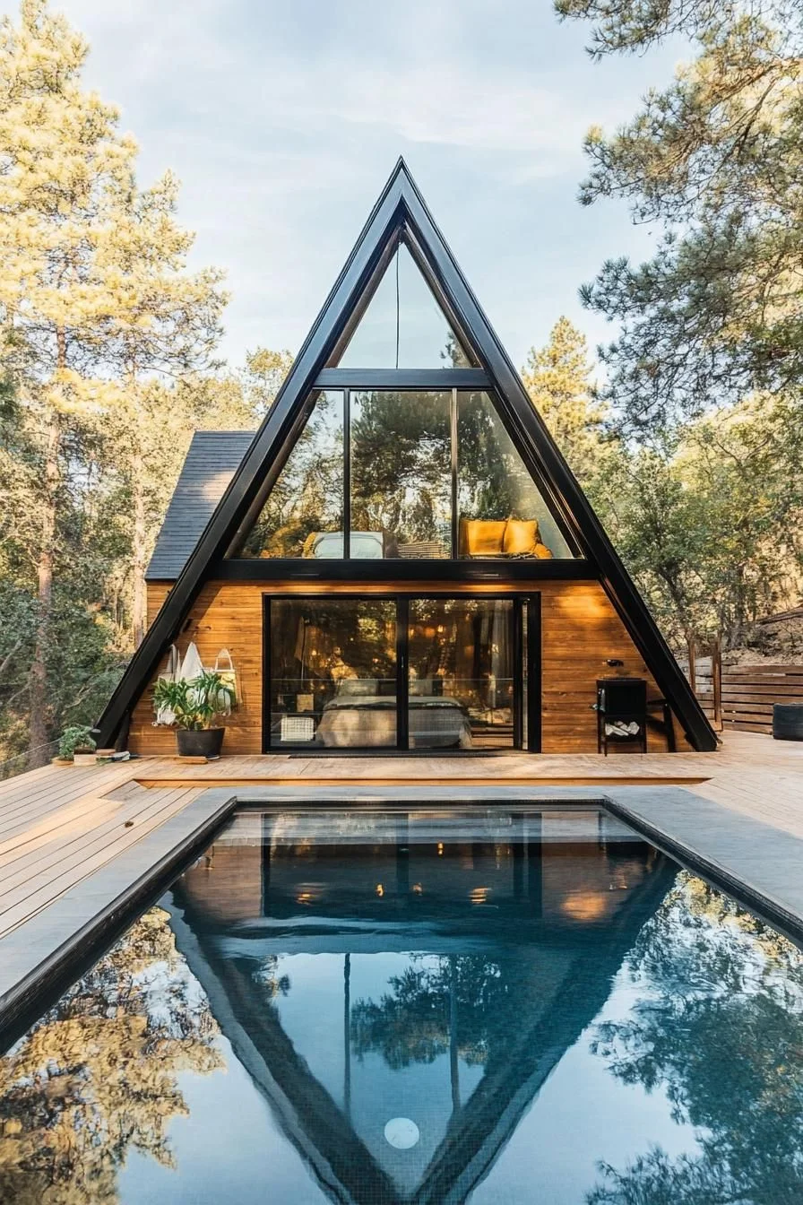 A Peaceful A-Frame Oasis Among Pines