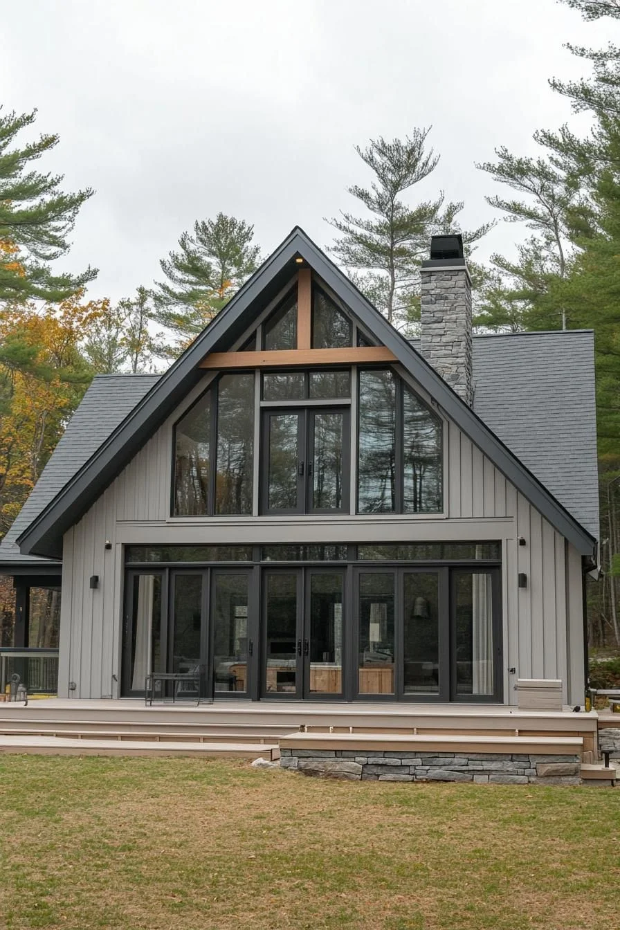 Modern A-Frame with a Timber Twist