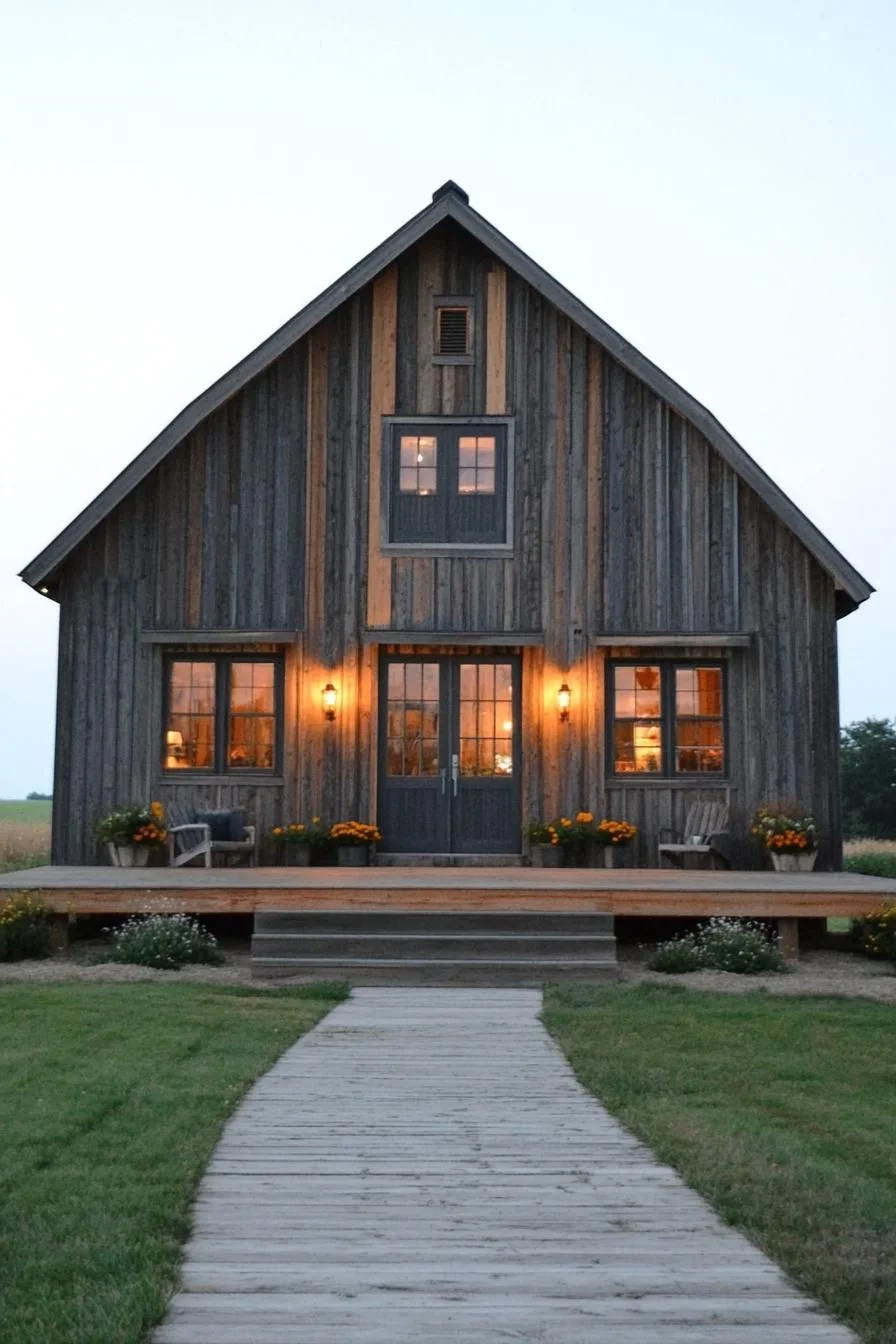 A Warm and Rustic Barn Retreat