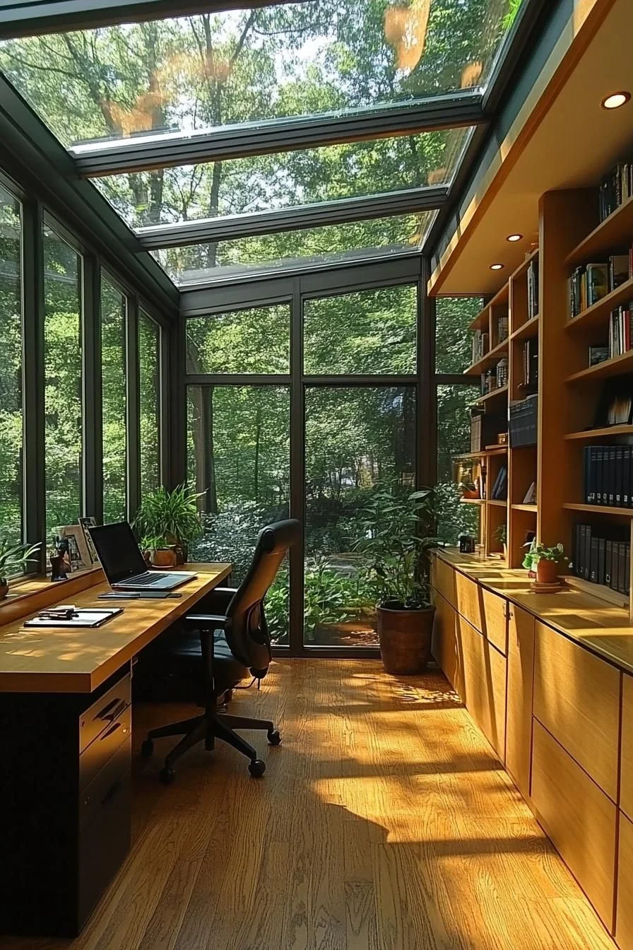 A Bright Cabin Built for Writers