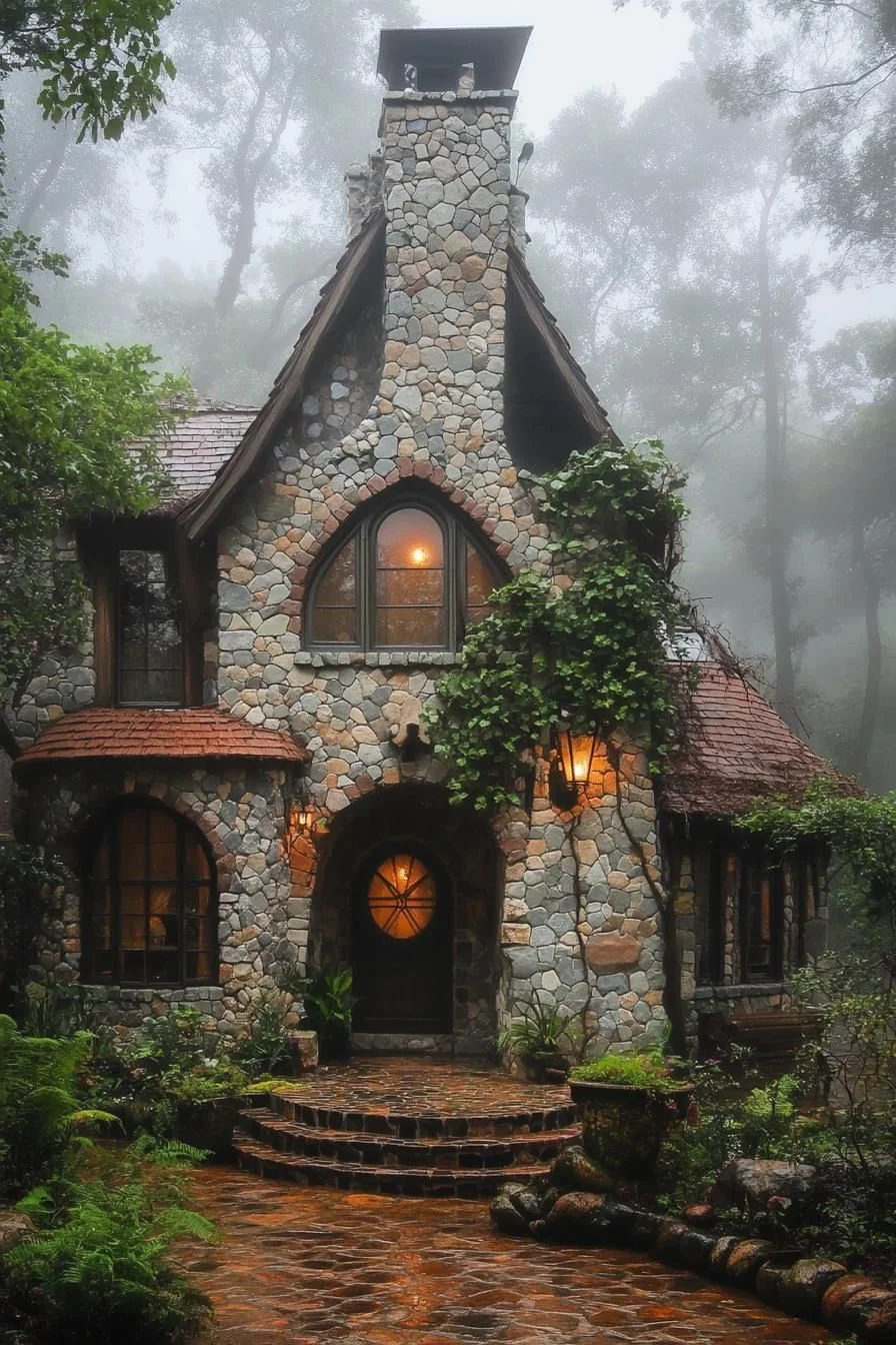 A Fairy Tale Cottage Built From Stone