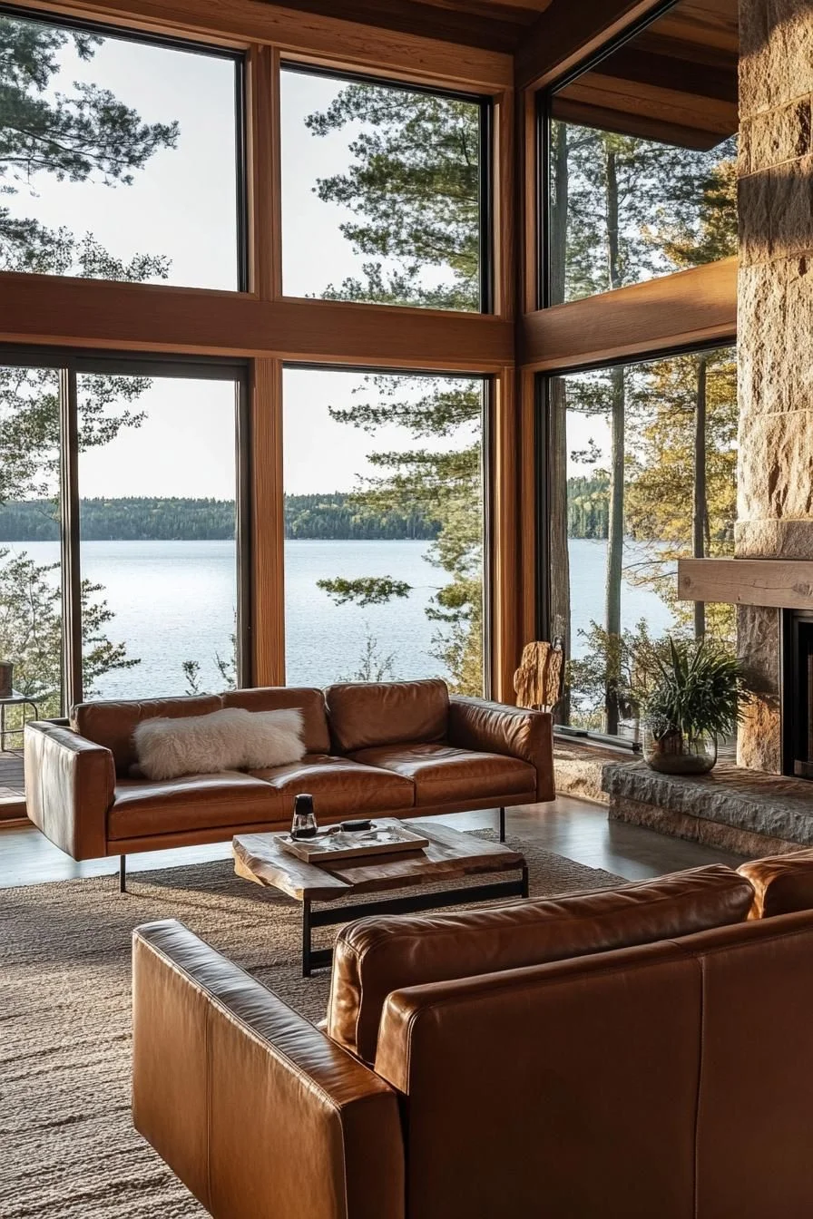 Open-Plan Living with Vintage Leather Furniture - photo 3