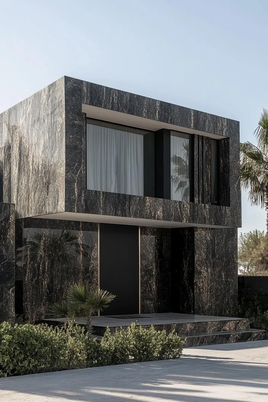 Sleek Marble Magic With Desert Chic