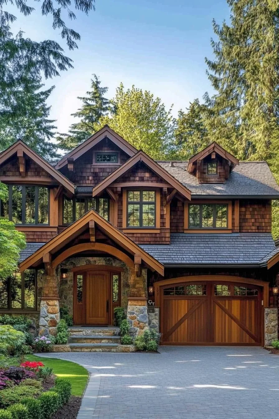 A Rustic Haven in the Woods