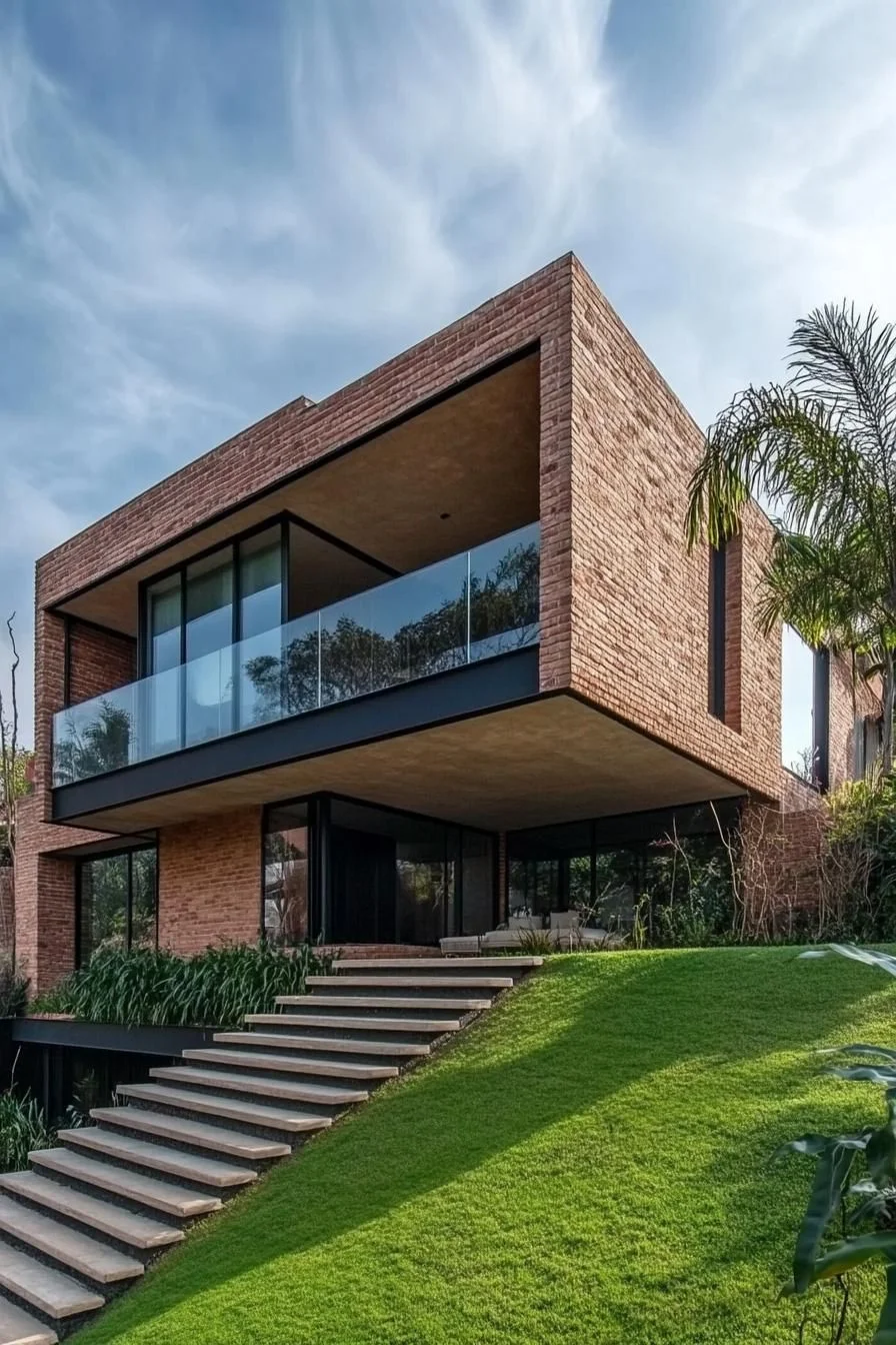 Modern Slope House on a Hill