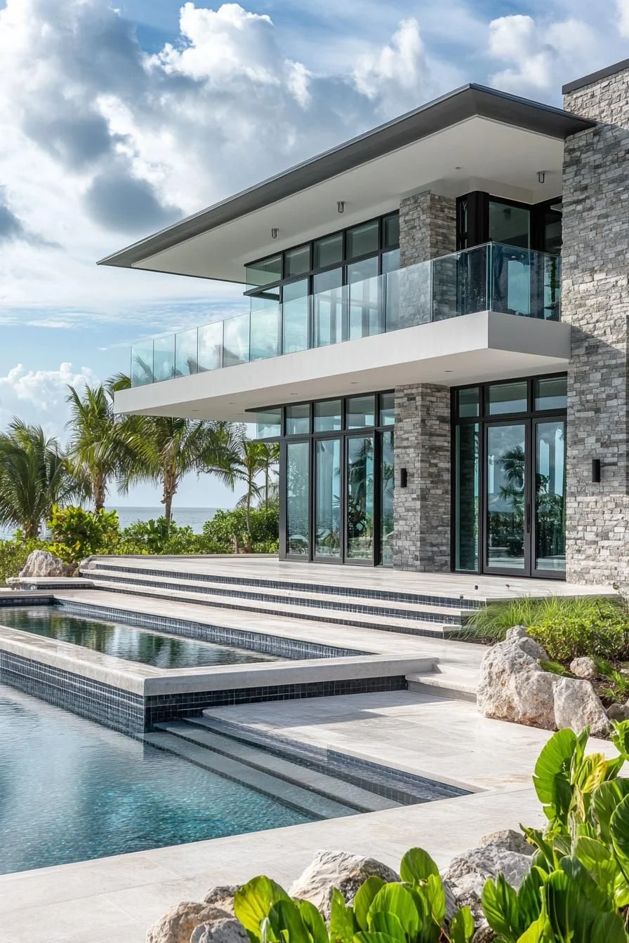 A Coastal Chateau of Crystal