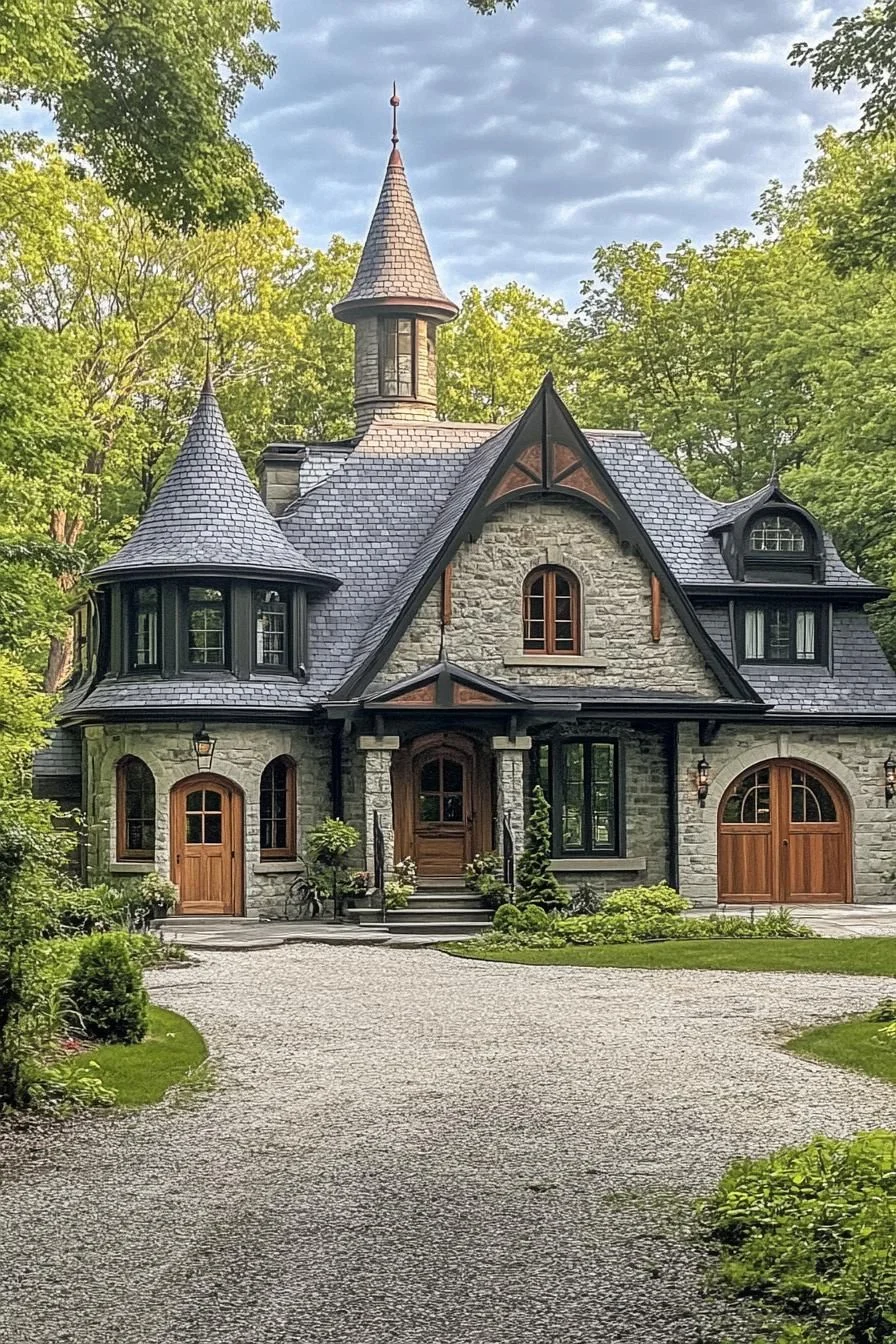 Stone Home With French Character