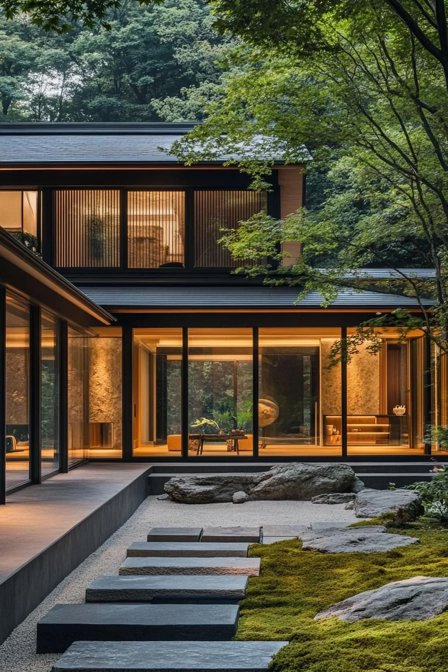 A Chic Zen Refuge Shaped by Geometry