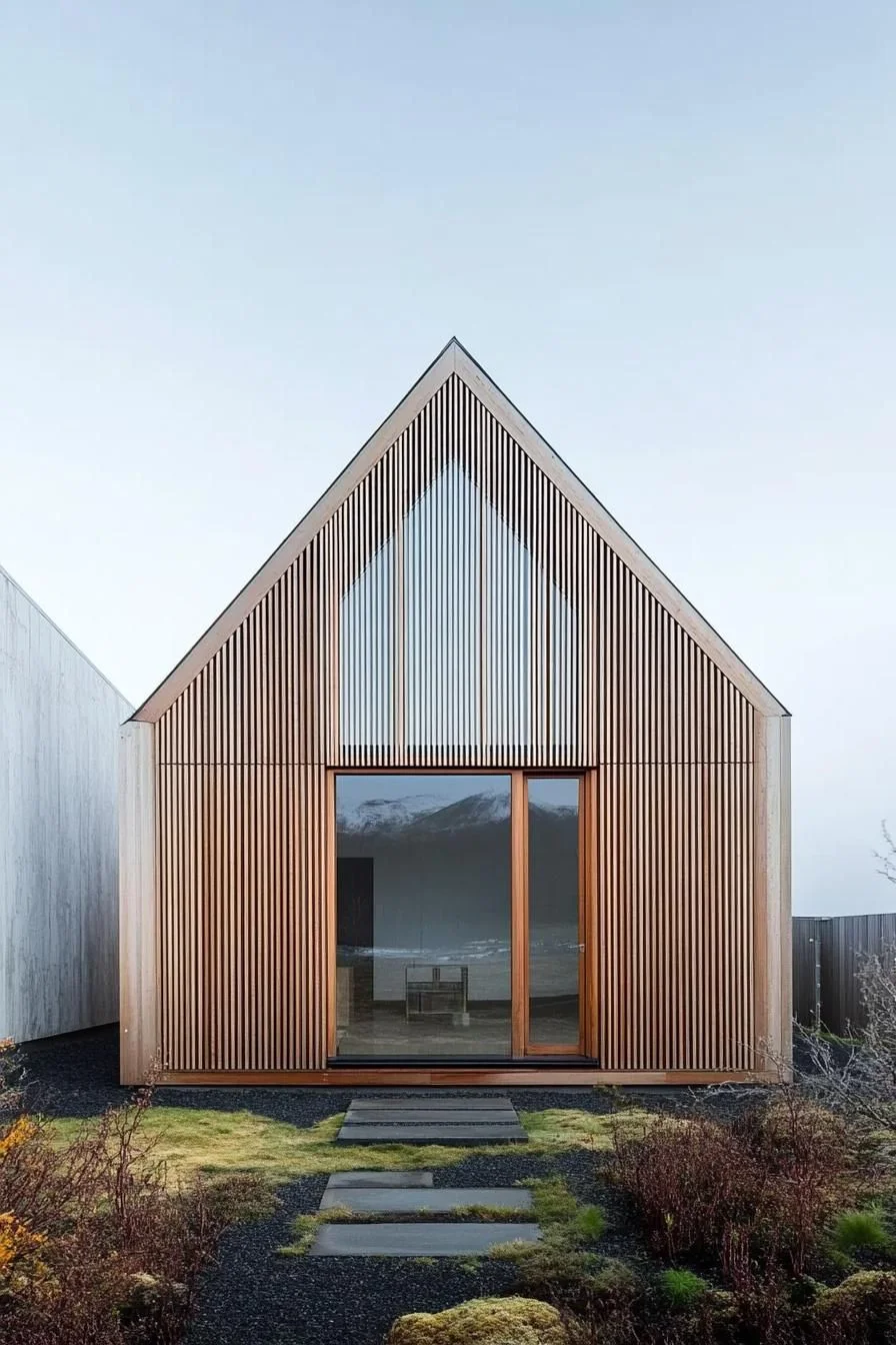 Vertical Timber Facade Design