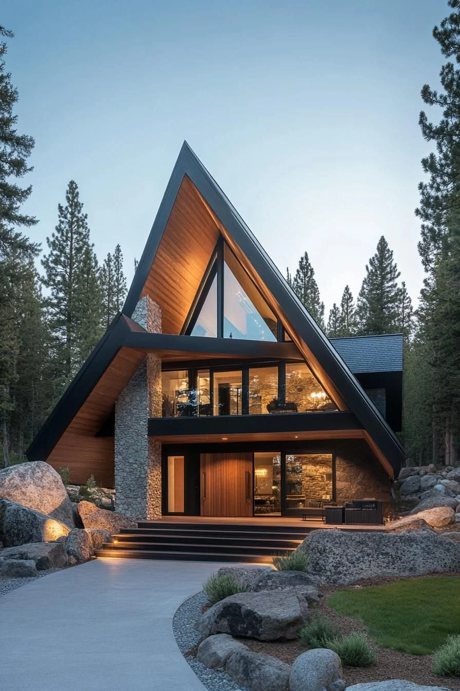 Front-Facing Peaked Cabin Design
