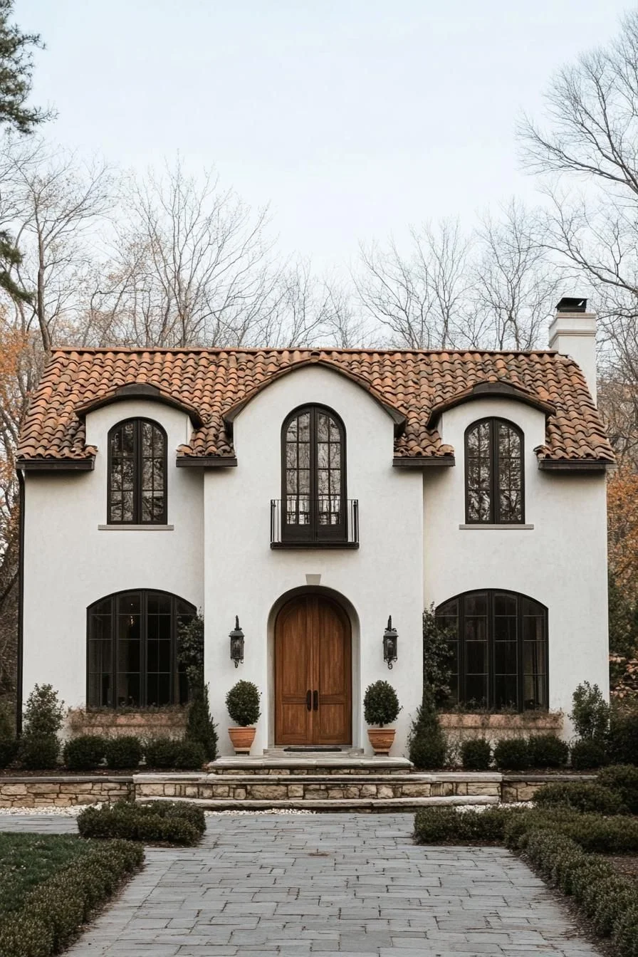 A Quiet Farmhouse with a Terracotta Turret