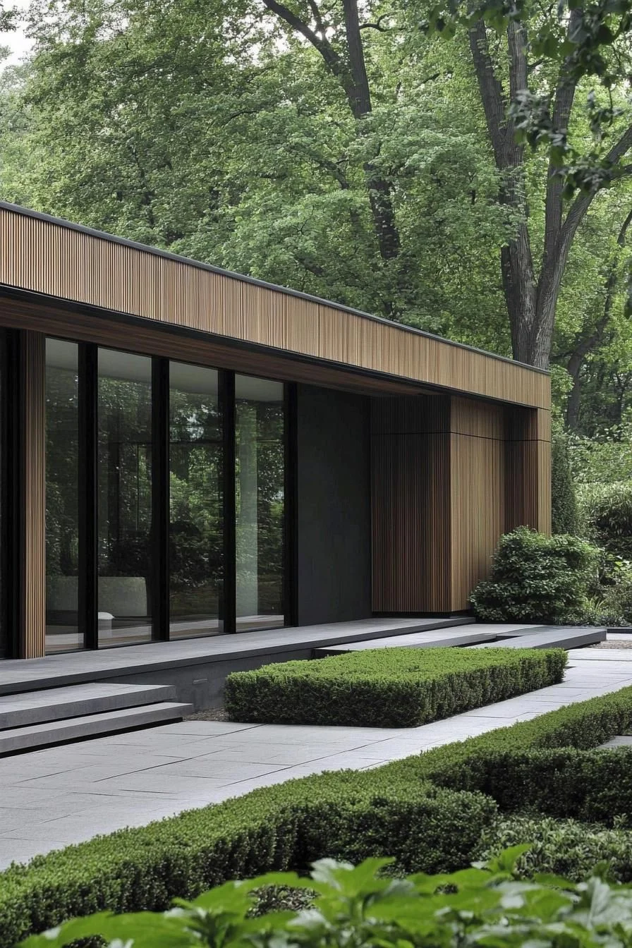 Rectangular Facade in Nature