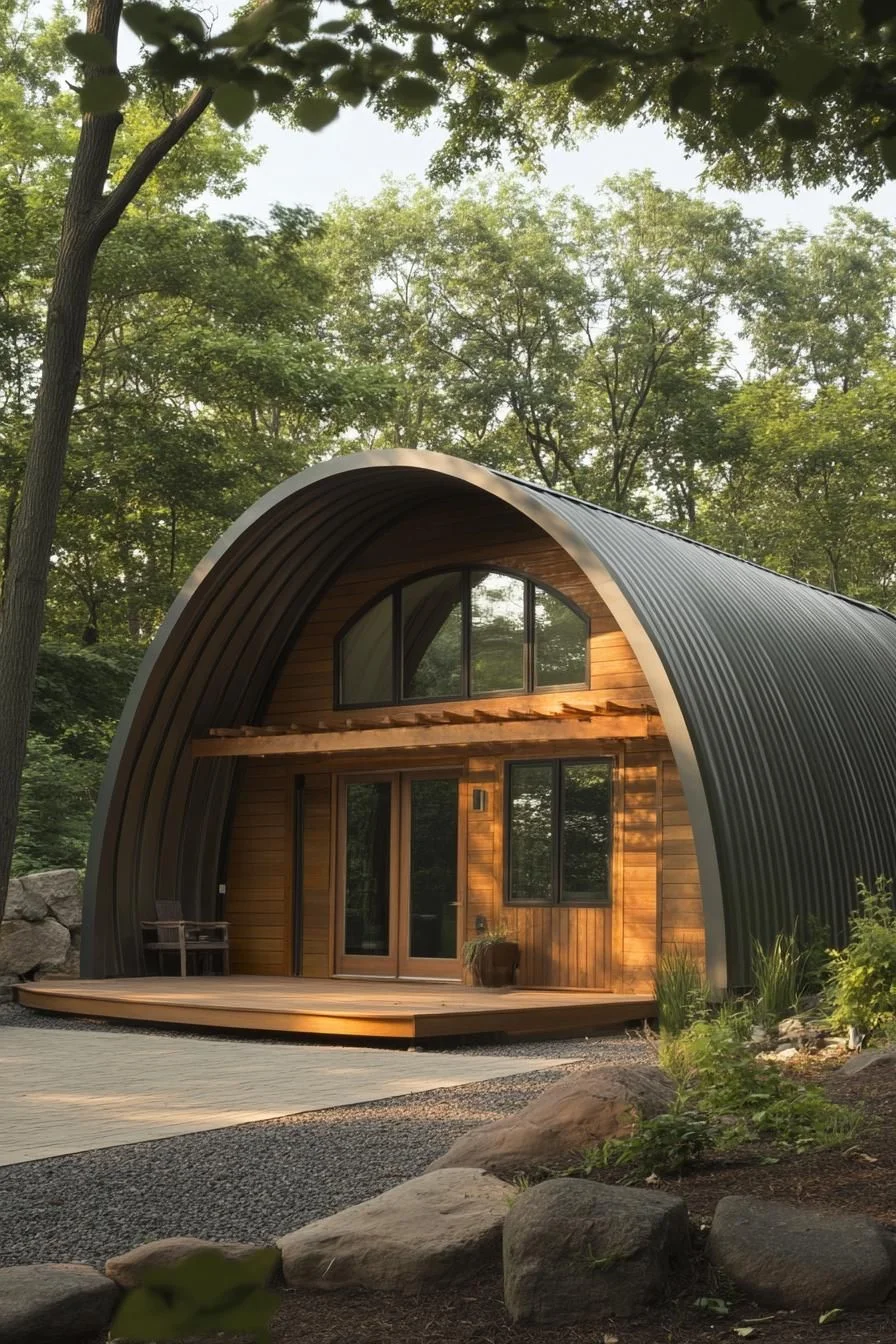 A Rounded Retreat Beneath a Leafy Canopy