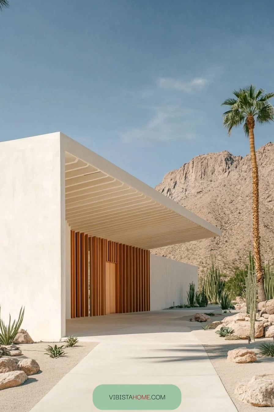 Sunlit Geometry Desert Retreat