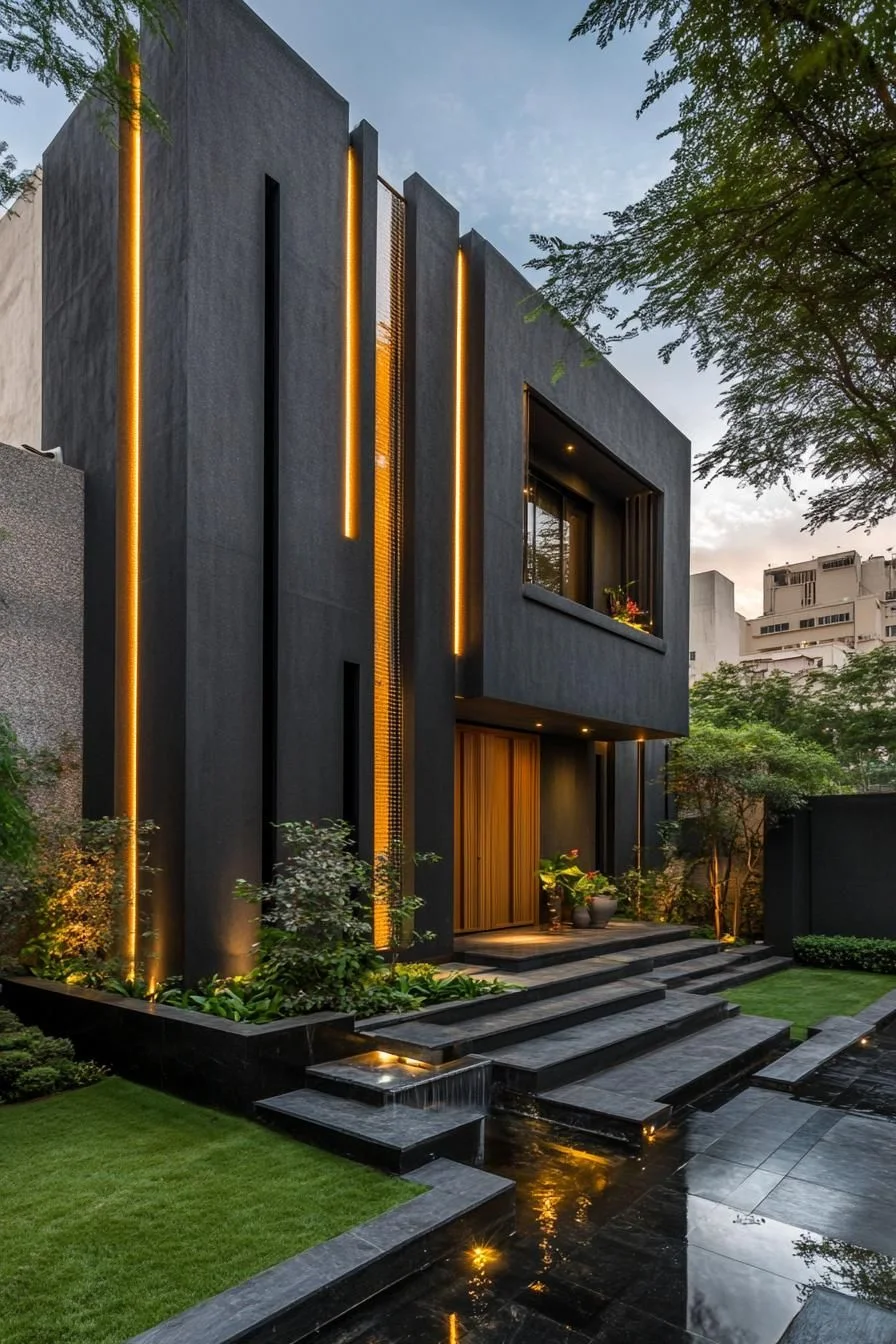 A Jet-Black Jewel With Luminous Lines