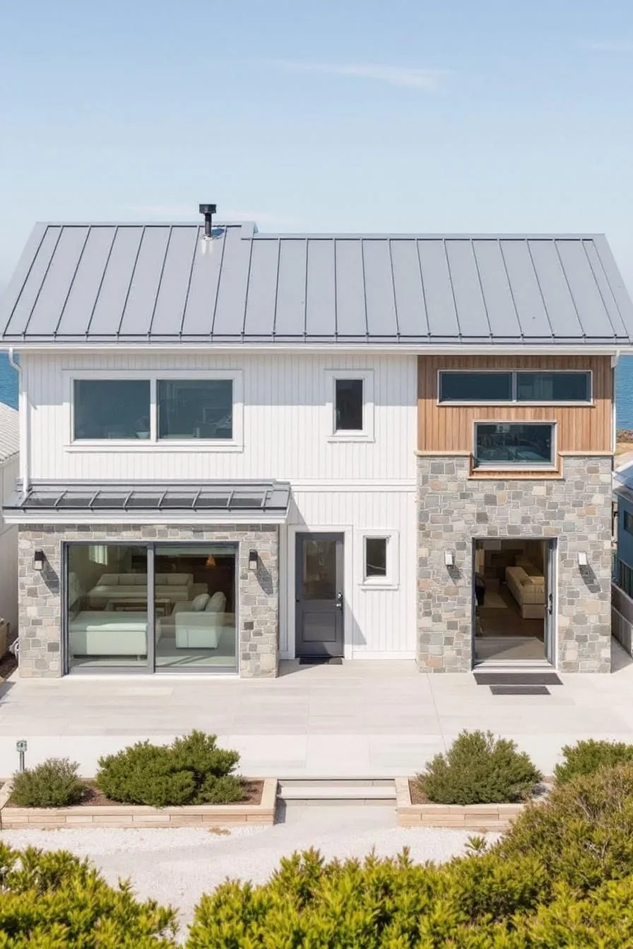 A Fortress-Like Modern Coastal House