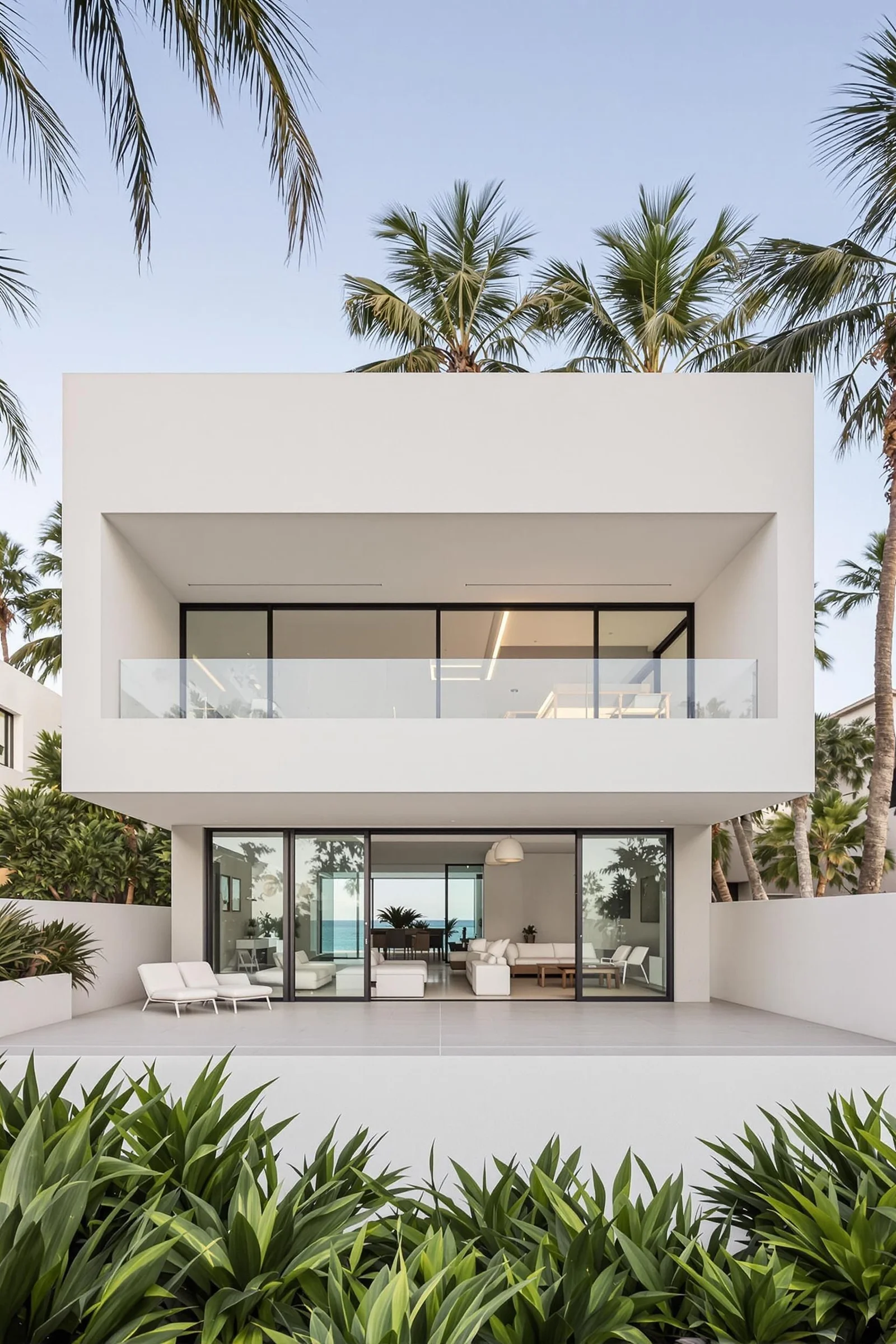 A Cube-Shaped Home on the Coast