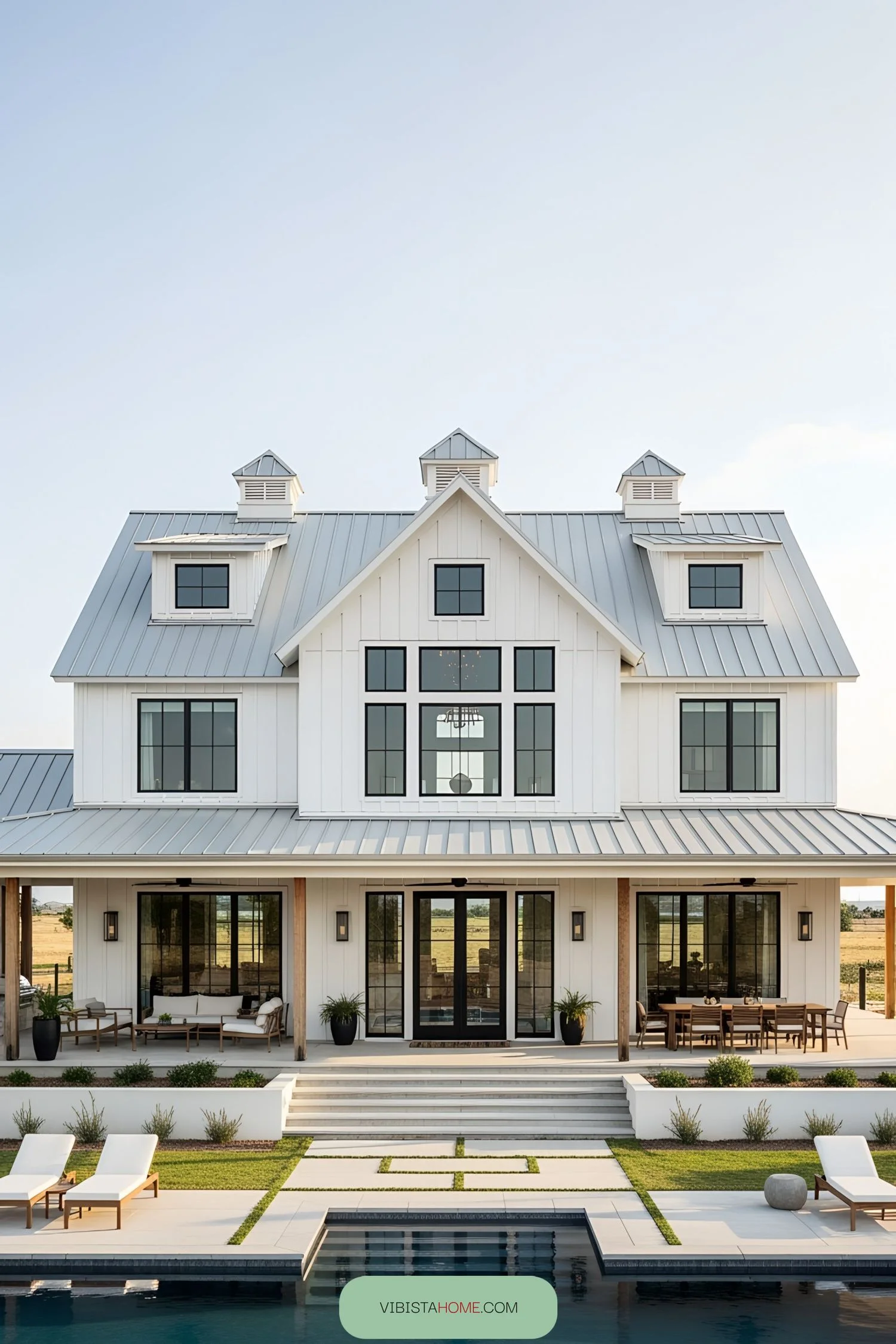 Dreamy Ivory Cottage Style Barn House