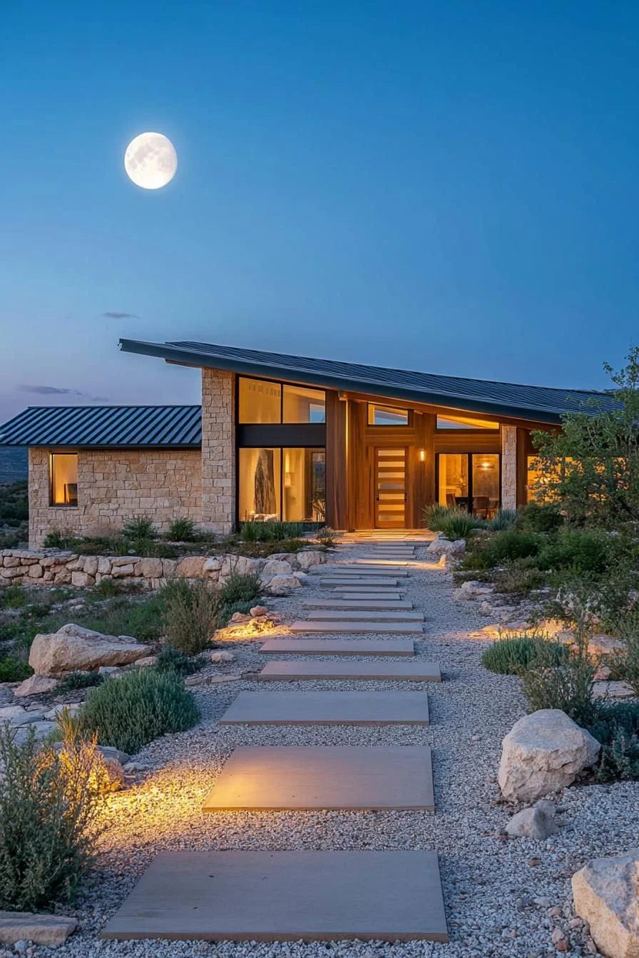 A Rustic Rancher Under Moonlit Skies