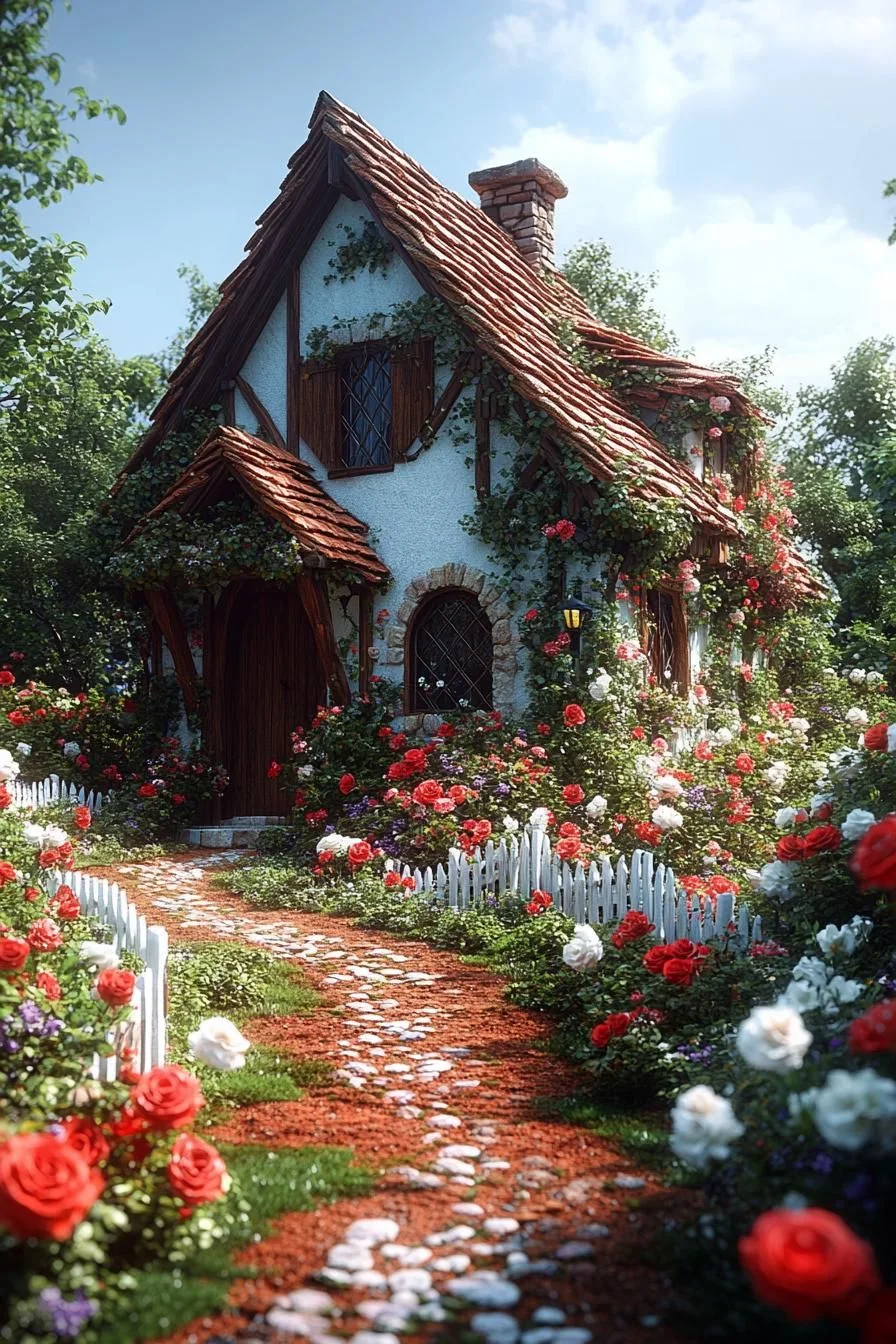 A Storybook Hideaway Wrapped in Roses