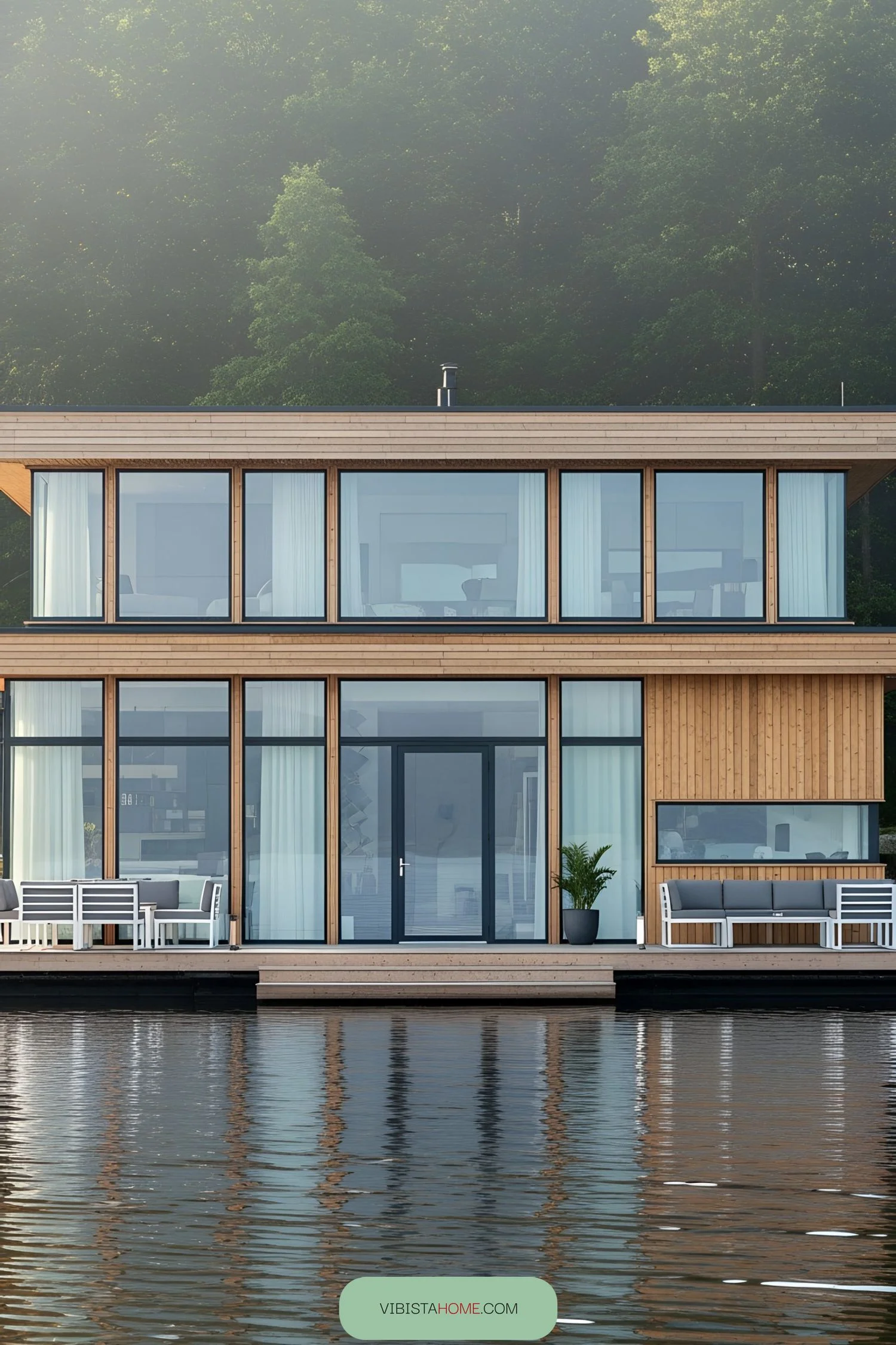 2. A Forest-Bound Floating Sanctuary on 2 Acres