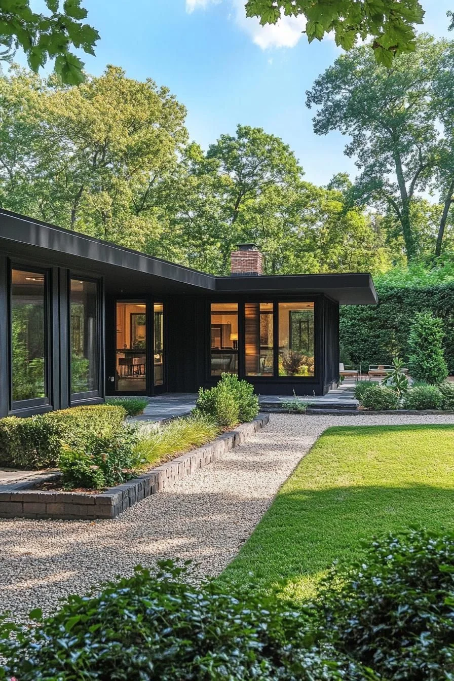 A Striking Modern Home in the Woods