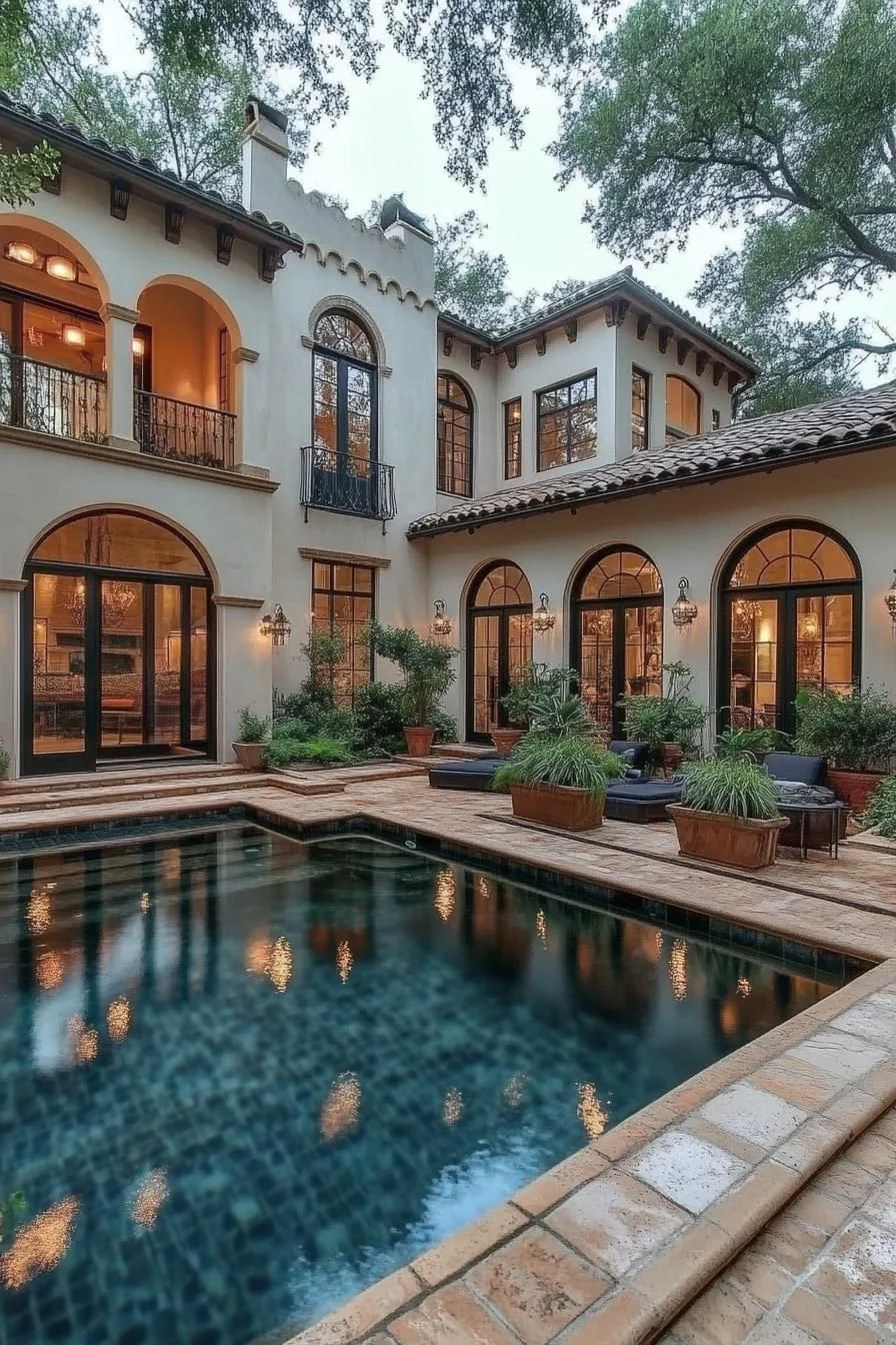A Poolside Villa Built for Grandeur
