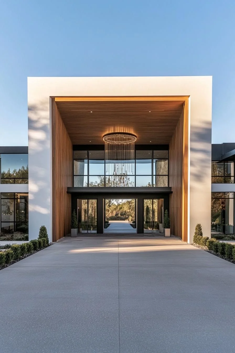 A Modern Take on a Majestic Entrance