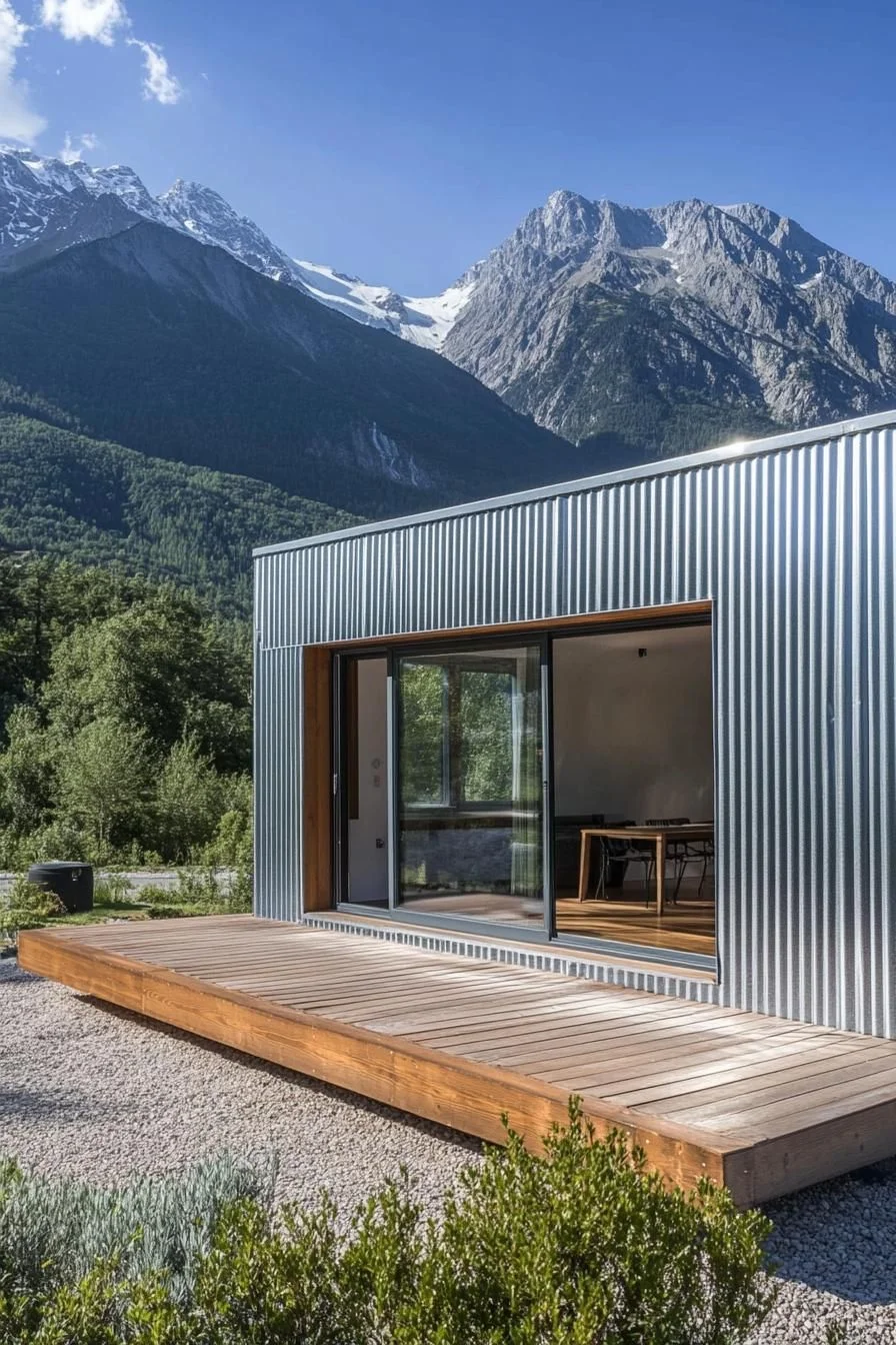 Mountainside Sheet Metal Cabin