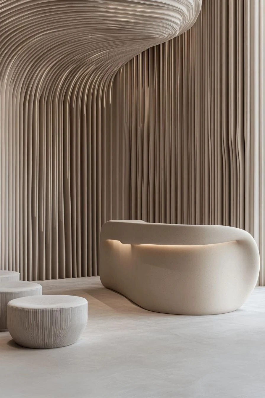 A Textured Haven of Cocooned Waves