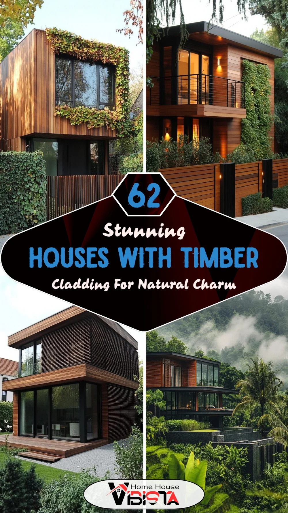 62 Stunning Houses with Timber Cladding for Natural Charm