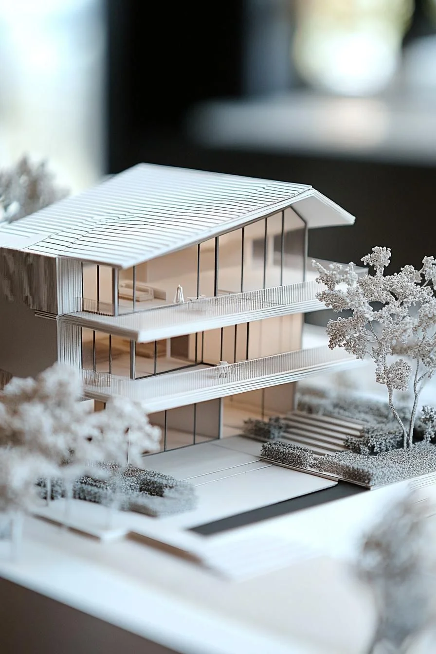Contemporary Architectural Model Showcase