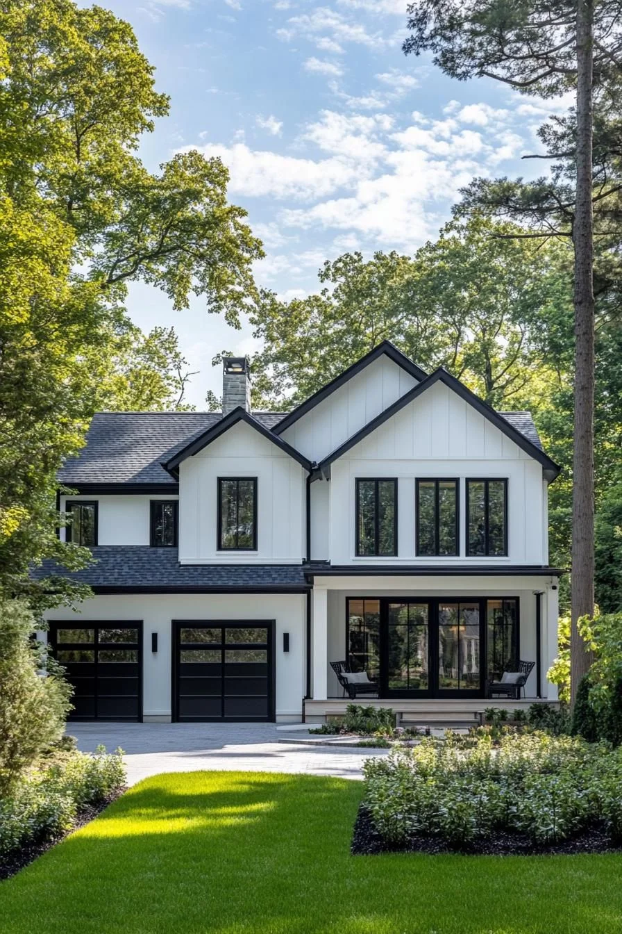 59) Noir-Lined Trim Adds Quiet Drama