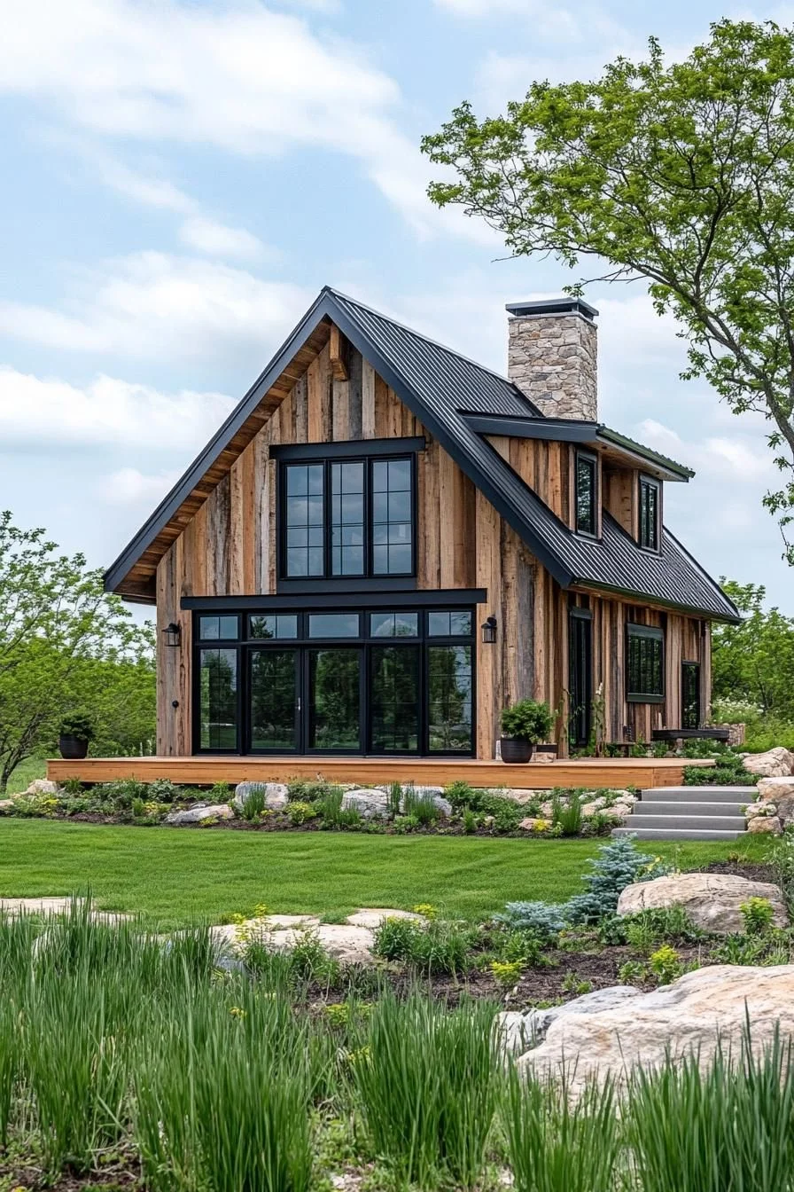 Rustic Gable House Retreat Design