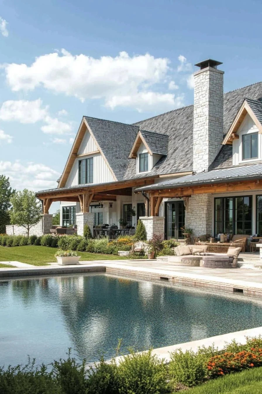 Country Home With a Private Pool