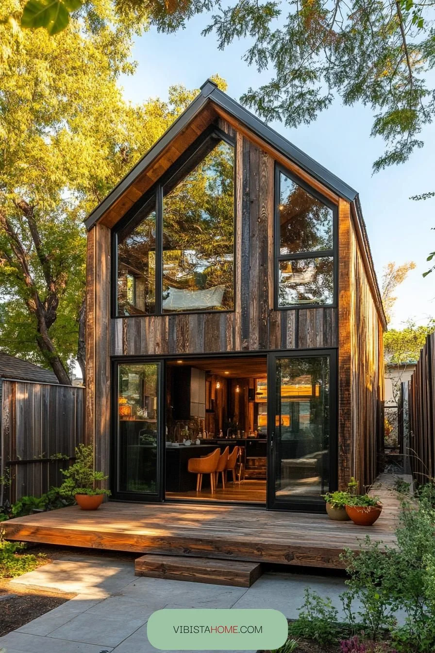 Two-Story Shed House Retreat Charm