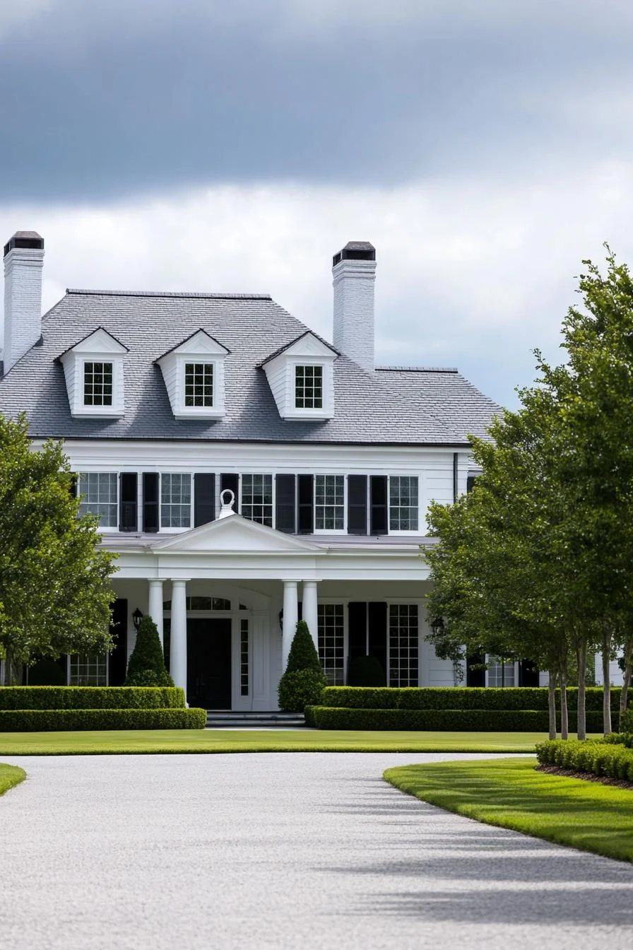 Colonial Grace with Charming Dormers