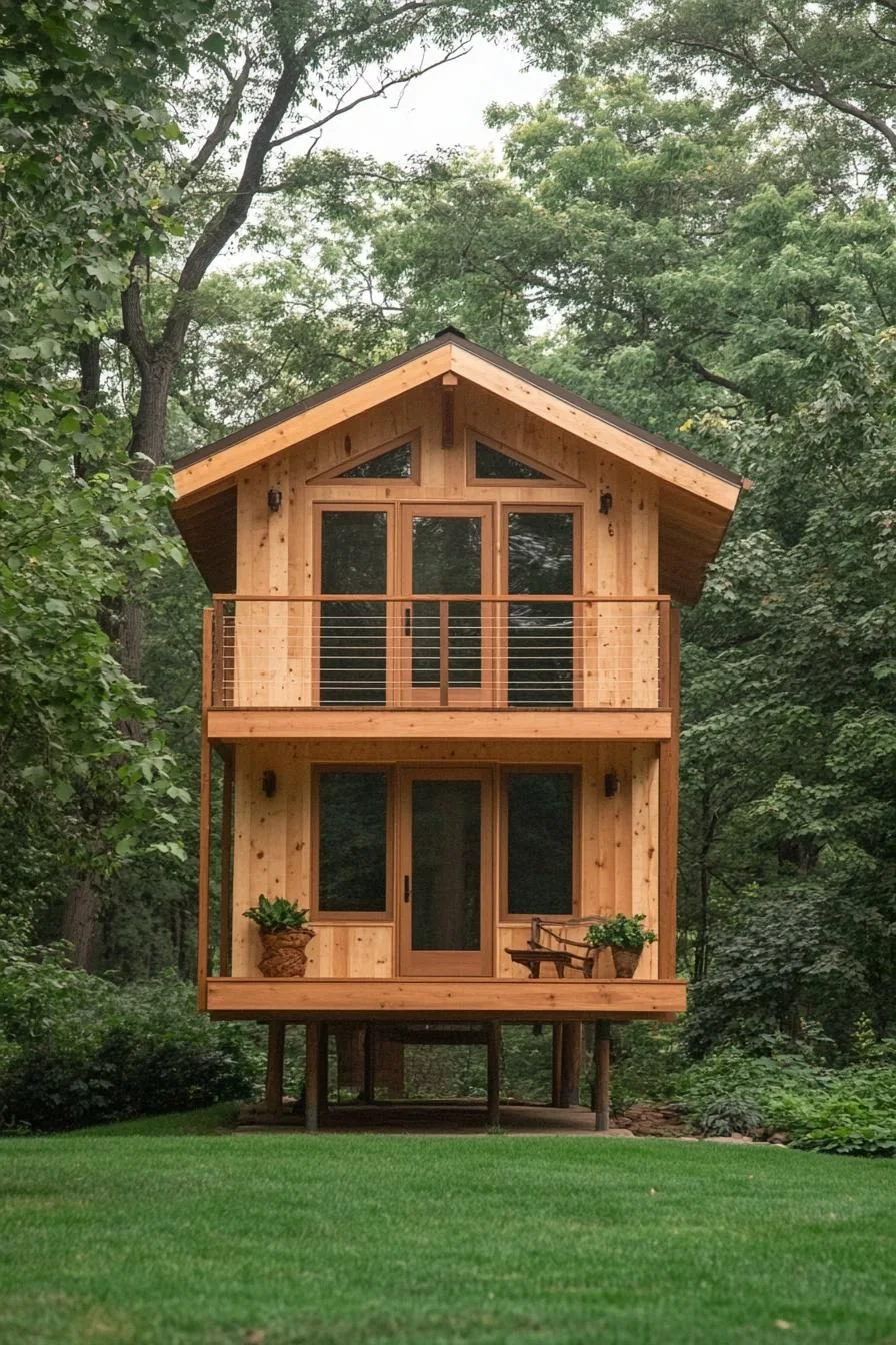 20) A Timber Paradise with Two Floors