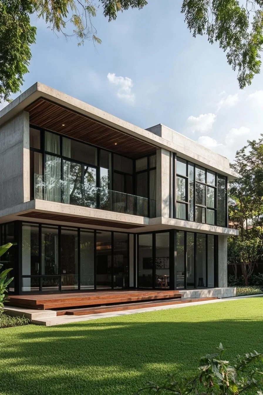 A Boxy, Calm Thai Zen Home