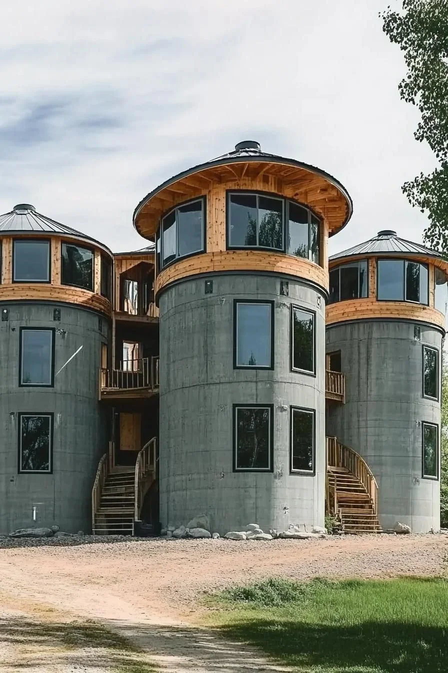 This Cylindrical Abode Steals the Spotlight