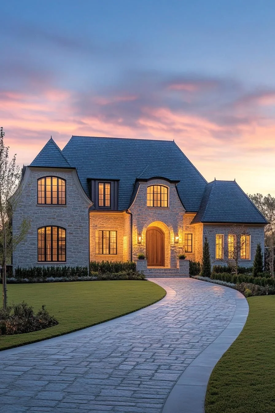 Stone French Home Design Feature