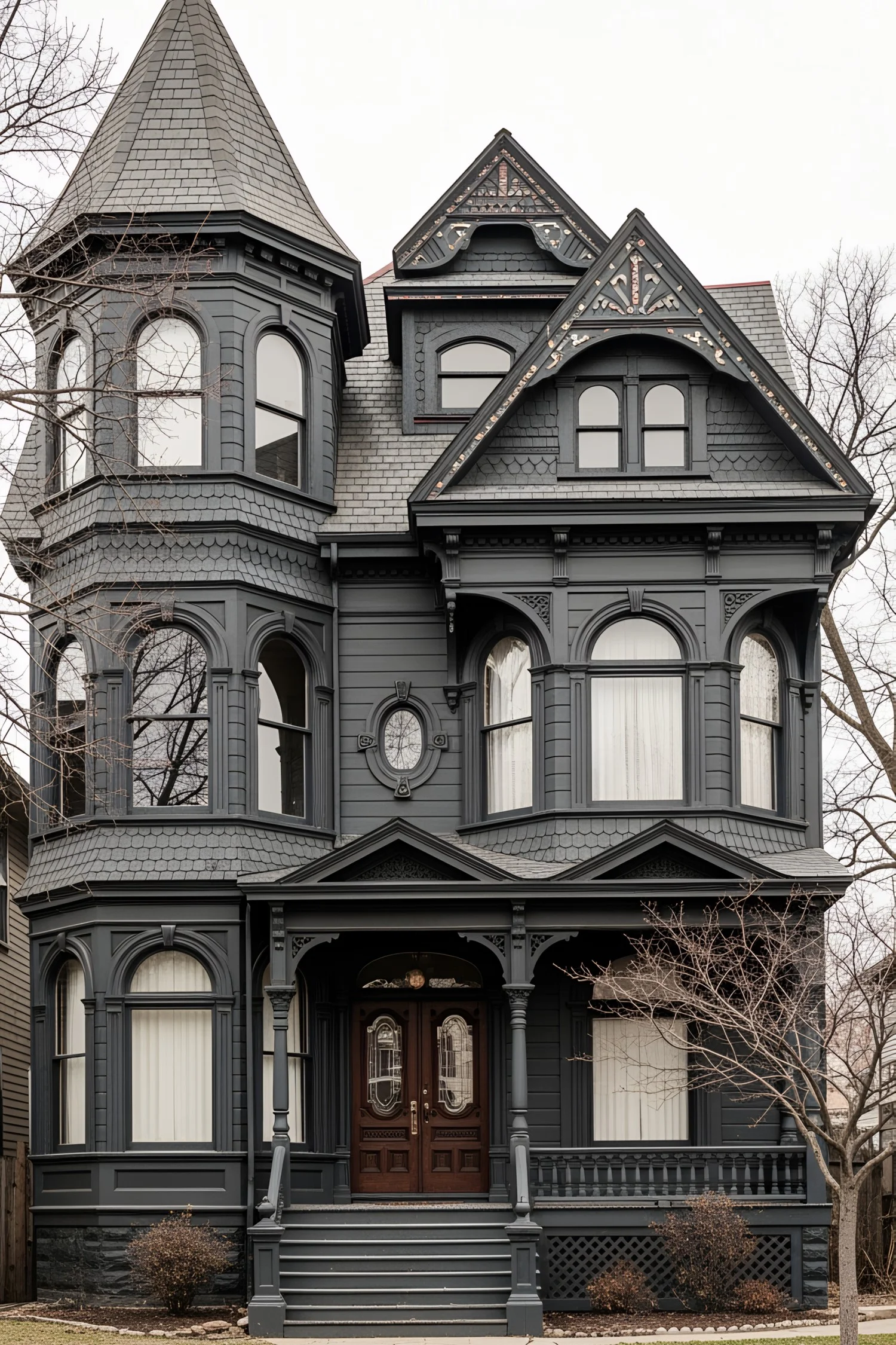 23 Black Victorian Houses Full of Gothic Charm