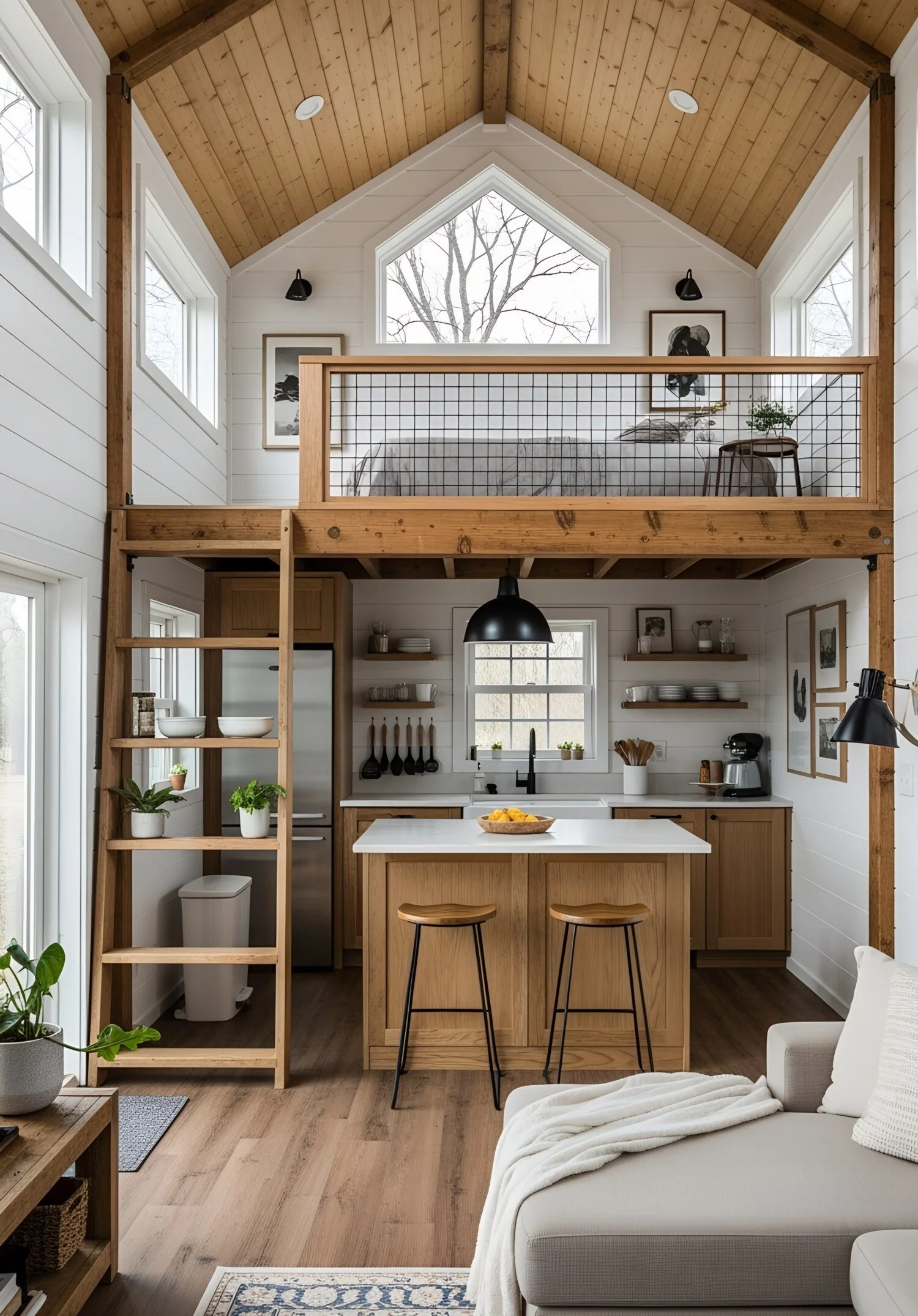 20 Lofted Barn Tiny Houses Full of Big Charm
