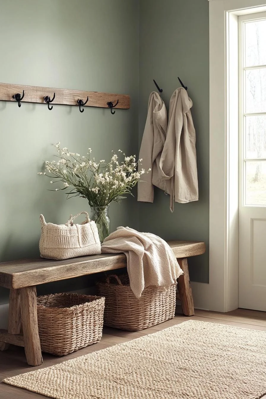 30 Mudroom Ideas for a Cozy Clutter-Free Entrance