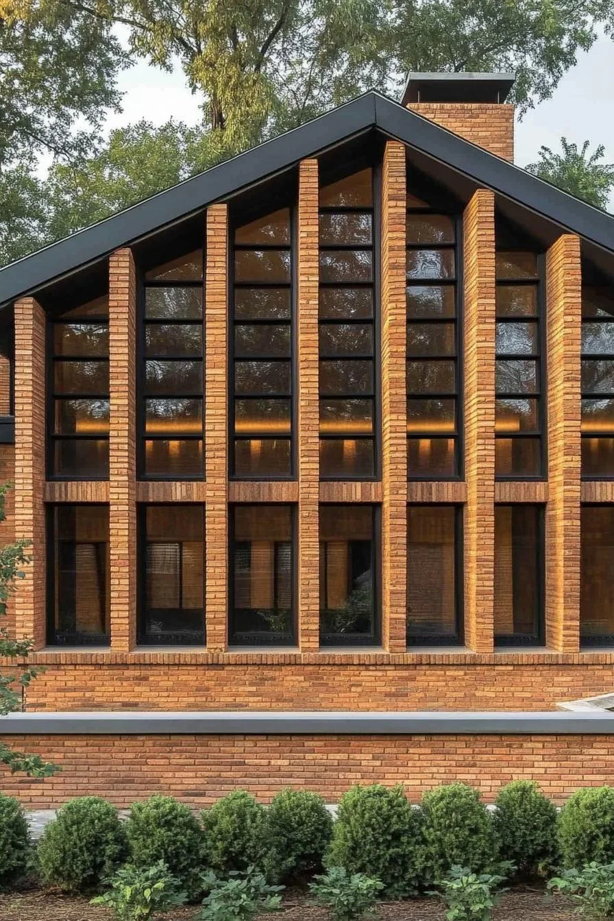 50 Brick Facade Houses With Rustic Modern Charm