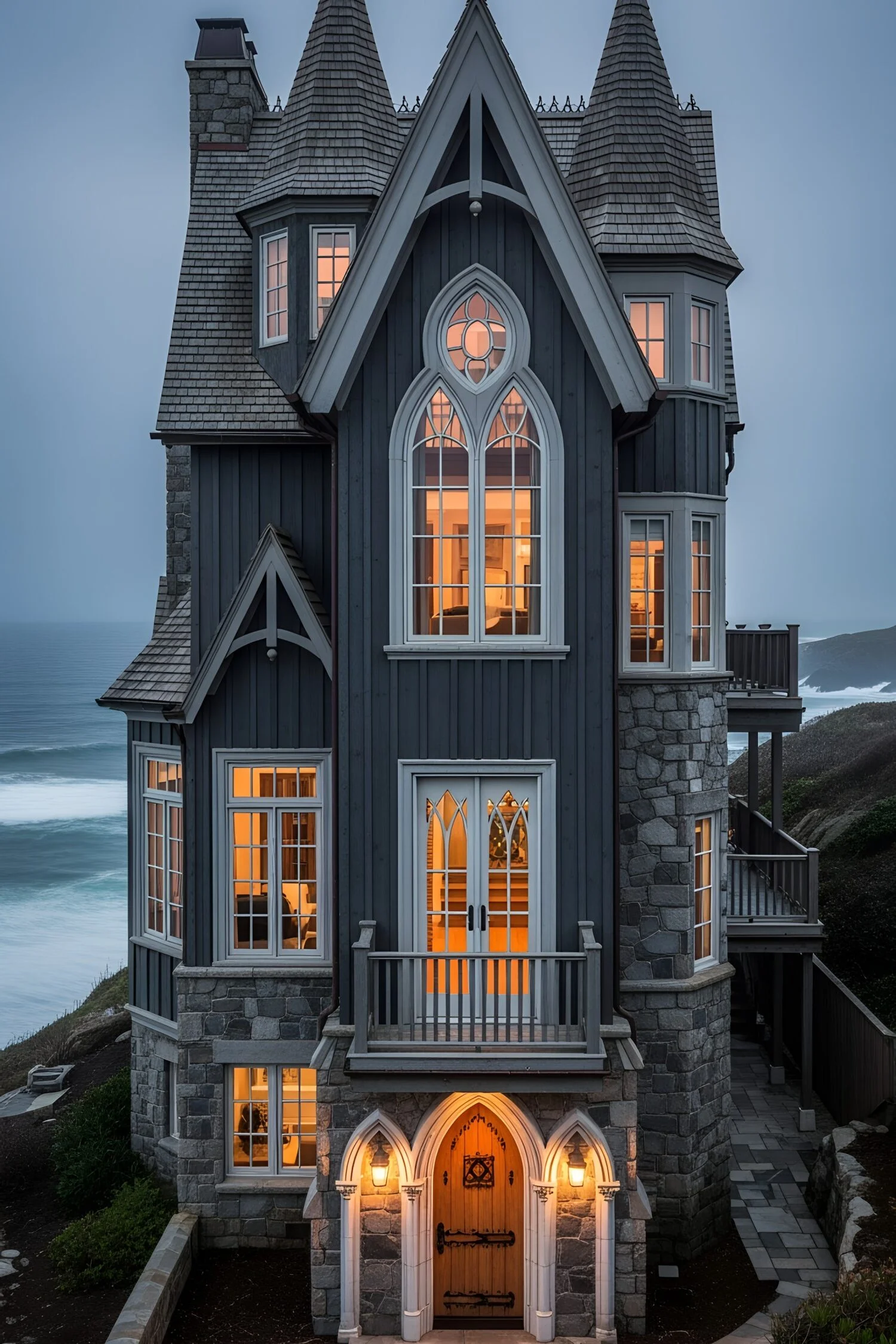 Coastal Gothic Homes Full of Charm and Mystery